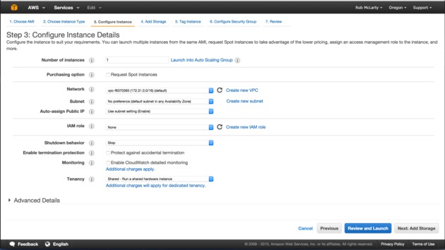 Instance Details
